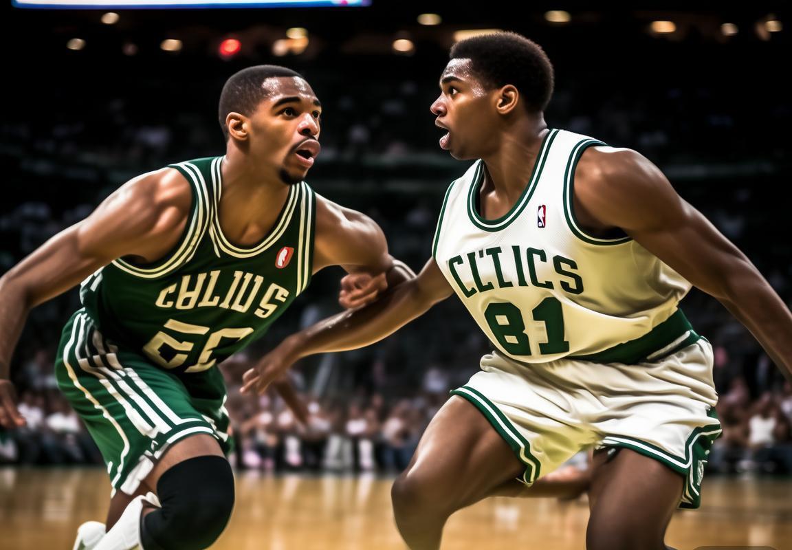 凯尔特人vs活塞NBA对决：杰伦·布朗与坎宁安的核心较量